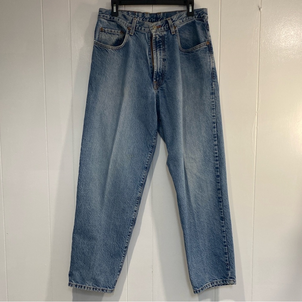 Lucky Brand Dungarees 81 Relaxed Fit Usa Made 90s Vintage Classic Jeans 33